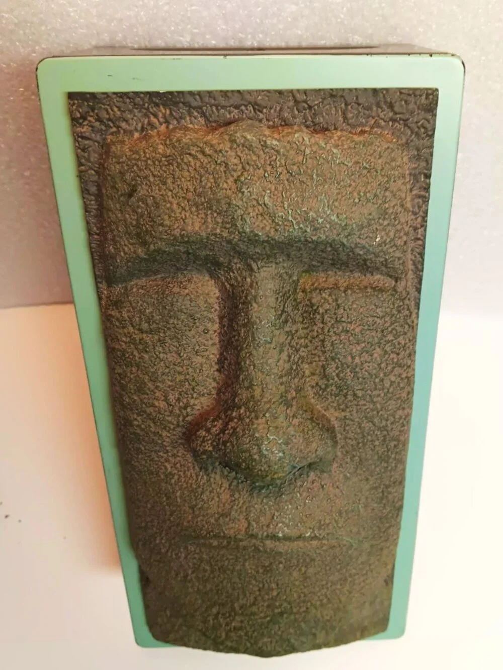 Easter Island Moai resin tissue box cover. Fun lover gift.